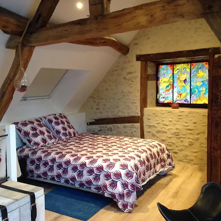 Ancien Fournil Cosy Avec Piscine Couverte, Parc Verdoyant Et Sauna, A 30 Mn Du Mans - Fr-1-410-432 Vivoin