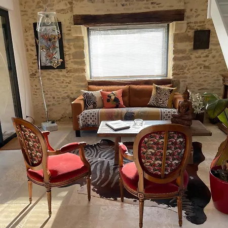 בית נופש Ancien Fournil Cosy Avec Piscine Couverte, Parc Verdoyant Et Sauna, A 30 Mn Du Mans - Fr-1-410-432