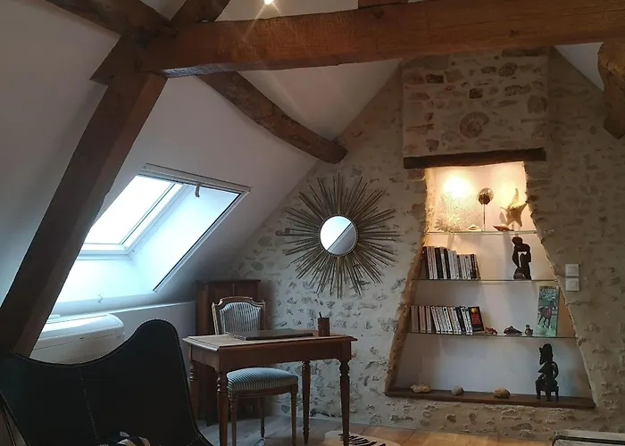 Ancien Fournil Cosy Avec Piscine Couverte, Parc Verdoyant Et Sauna, A 30 Mn Du Mans - Fr-1-410-432 * Vivoin